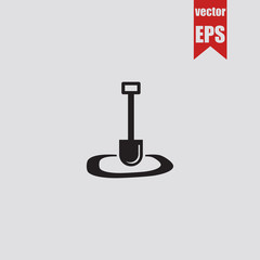 Shovel icon.Vector illustration.