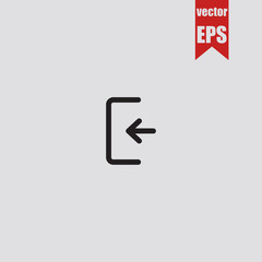 Login icon.Vector illustration.