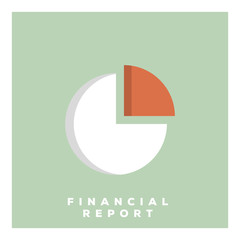 FINANCIAL REPORT ICON CONCEPT