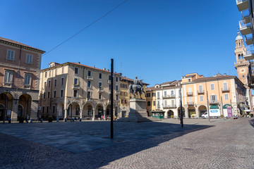 Mazzini square in Casale Monferrato, Piedmont