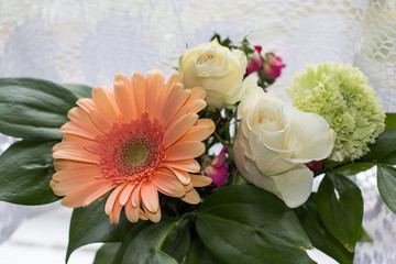 flowers bouquet arrange for decoration in home
