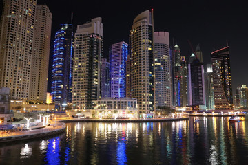 Obraz na płótnie Canvas Dubai Marina, United Arab Emirates