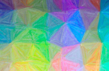 Fototapeta premium Abstract illustration of blue, green, orange, red, yellow Long brush Strokes Pastel background