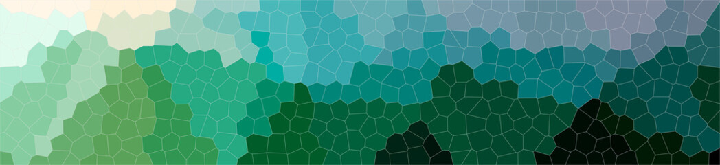 Obraz na płótnie Canvas Abstract illustration of green Small Hexagon background