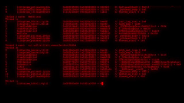 encrypted fast long scrolling programming security hacking code data flow stream on red display new quality numbers letters coding techno joyful video 4k stock footage