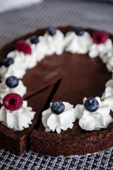 chocolate cheesecake