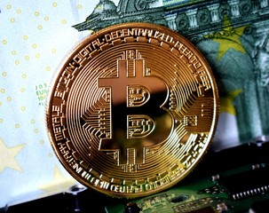  Bitcoin cryptocurrency, bitcoin gold coin