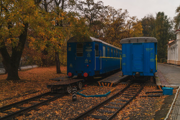  autumn train cars