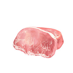 a cut piece of meat with fat, ingredient keto