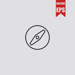 Compass icon.Vector illustration.	