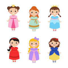 Collection of beautiful princesses