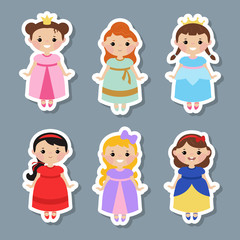 Collection of beautiful princesses