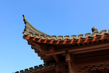 Fototapeta na wymiar China traditional style of eaves