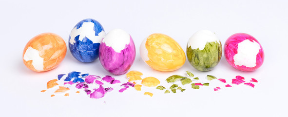 Painted eggs, easter