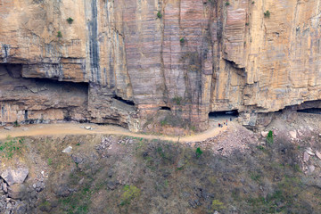 Guoliang hang wall highway, Hui county, Henan province, China
