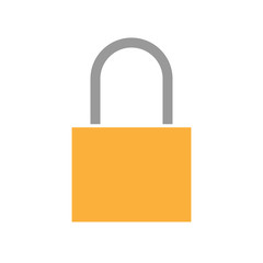 Key lock vector icon