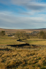 Obraz premium View of South Tyne valley near Garrigill, Cumbria
