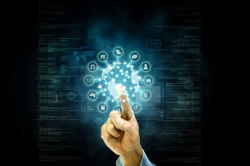 Touching the internet