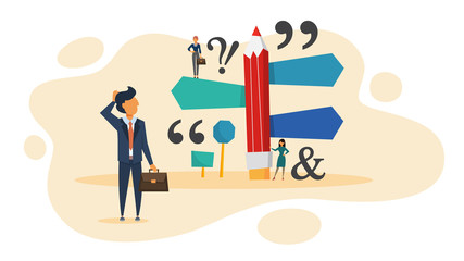 Sign concept. Road sign on the street.