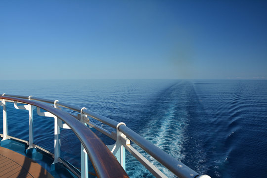 Wake Of The Cruise Ship.