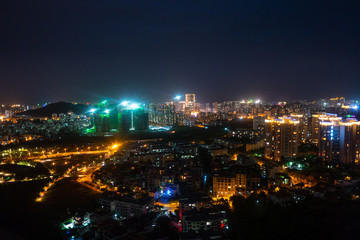 Fototapeta na wymiar Modern City at Night