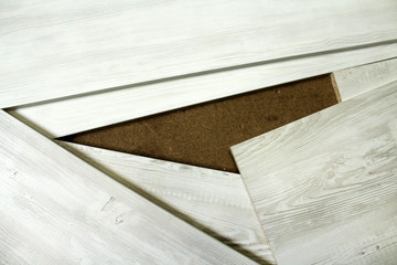 Boards of chipboard as a background image