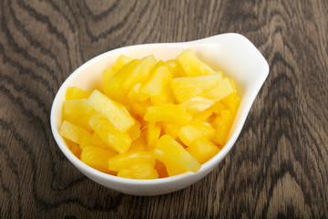 Canned pineapple