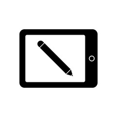 Digital Drawing Board icon. Vector illustration.