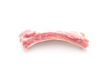 Fresh raw pork ribs