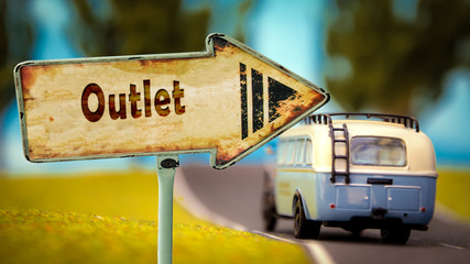 Schild 348 - Outlet