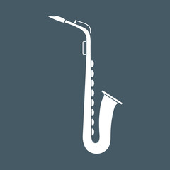 Saxophone. Classical music wind instrument.