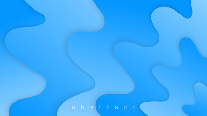 Liquid Abstract  Shape Gradients. Fluid Colorful 3D Background. Trendy Design Composition For Flyer, Banner, Magazine, Brochure, Website, Cover, Poster, Mobile App. Vector Illustration, Eps 10.