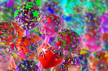isolated image of delicious candy close-up