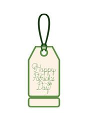 st patrick day commercial tag isolated icon