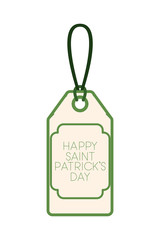 st patrick day commercial tag isolated icon