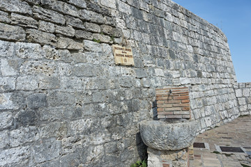 Italia Marche Civitella del Tronto città fortezza vedute del forte