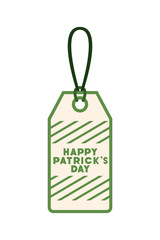 st patrick day commercial tag isolated icon