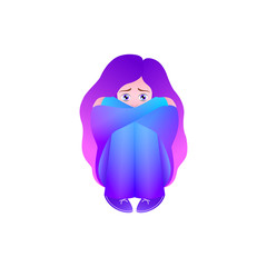 Stressed girl