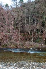 Gardon river near saint Jean du Gard in France