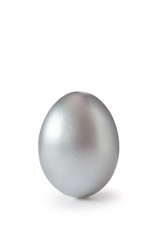 silver easter egg