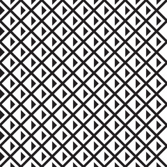 Black and White triangles in rows rhombuses