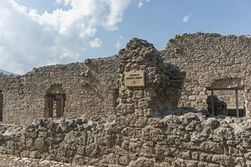 Italia Marche Civitella del Tronto città fortezza vedute del forte