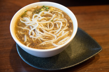 そば Buckwheat noodles soba　soup