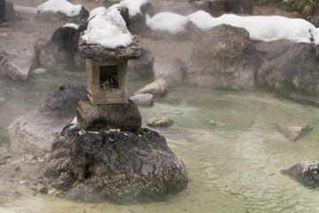 Obraz premium 草津温泉 Kusatsu Hot Spring 