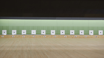 Target system for shooting from the pneumatic weapon