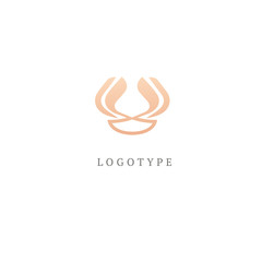 Abstract flower store logo icon vector design. Cosmetics, Spa, Beauty salon Decoration Boutique vector logo. Vector illustration, Graphic Design Editable Design. Floral logo. Flower wedding icon.