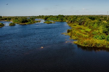 Rio e paisagem Brasil