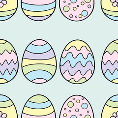 Vector EPS10 lettering illustration for happy easter