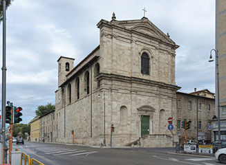 Fototapeta na wymiar Italia Marche Ascoli Piceno chiesa