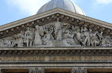 Paris - tympanon of Pantheon